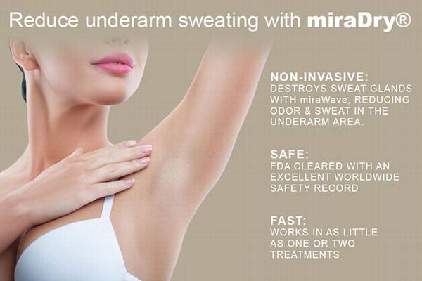 Miradry hyperhidrosis sweat treatment at medical cosmetic in Washington dc near dupont circle and Georgetown. Also Arlington Viriginia and Bethesda Maryland